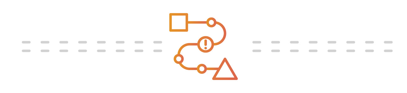 Common pain points divider graphic.