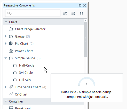Perspective Components - List View